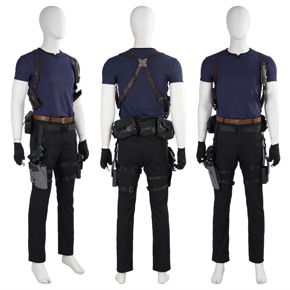 Resident Evil 4 Remake Leon Cosplay Costume