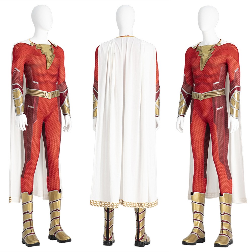 Shazam Fury of the Gods Shazam Cosplay Costume