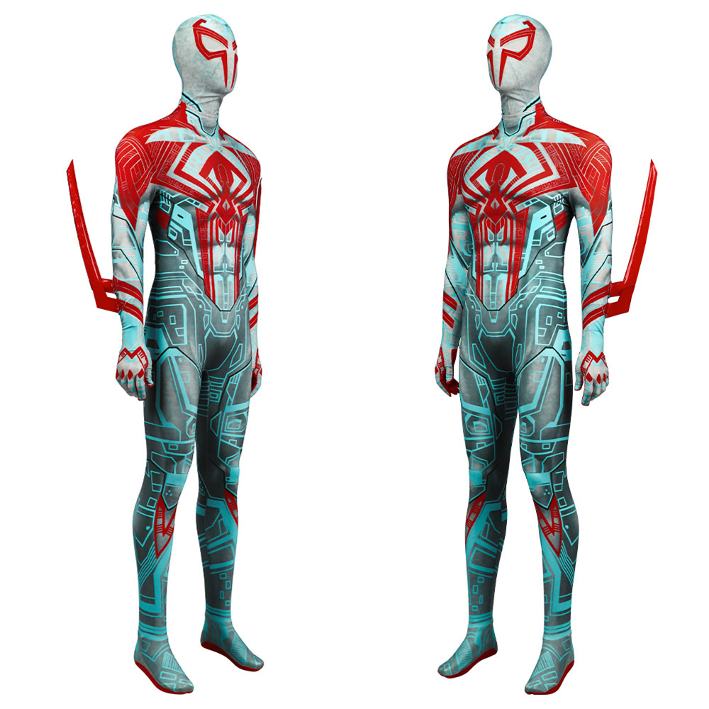 Spider-Man 2099 Patterns Spider-Man Cosplay Jumpsuit