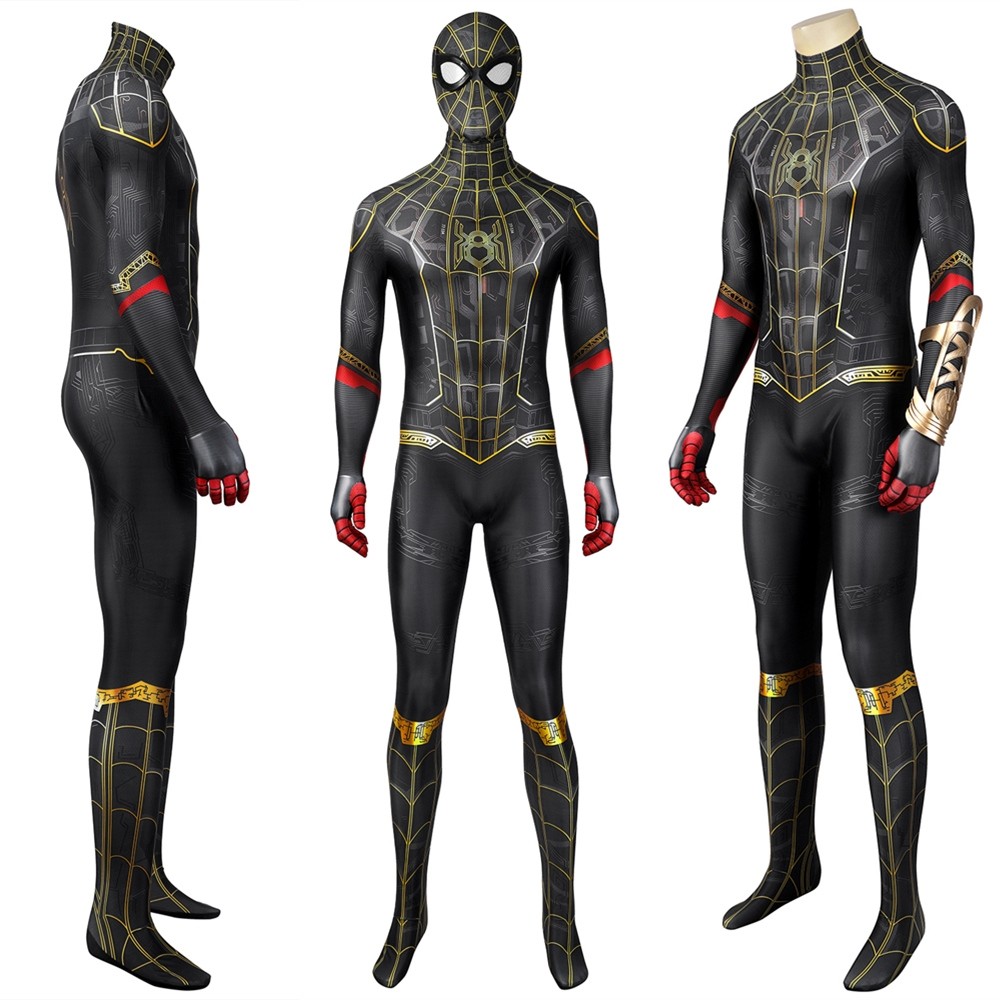 Spider-Man 3 No Way Home Peter Parker 3D Cosplay Jumpsuit