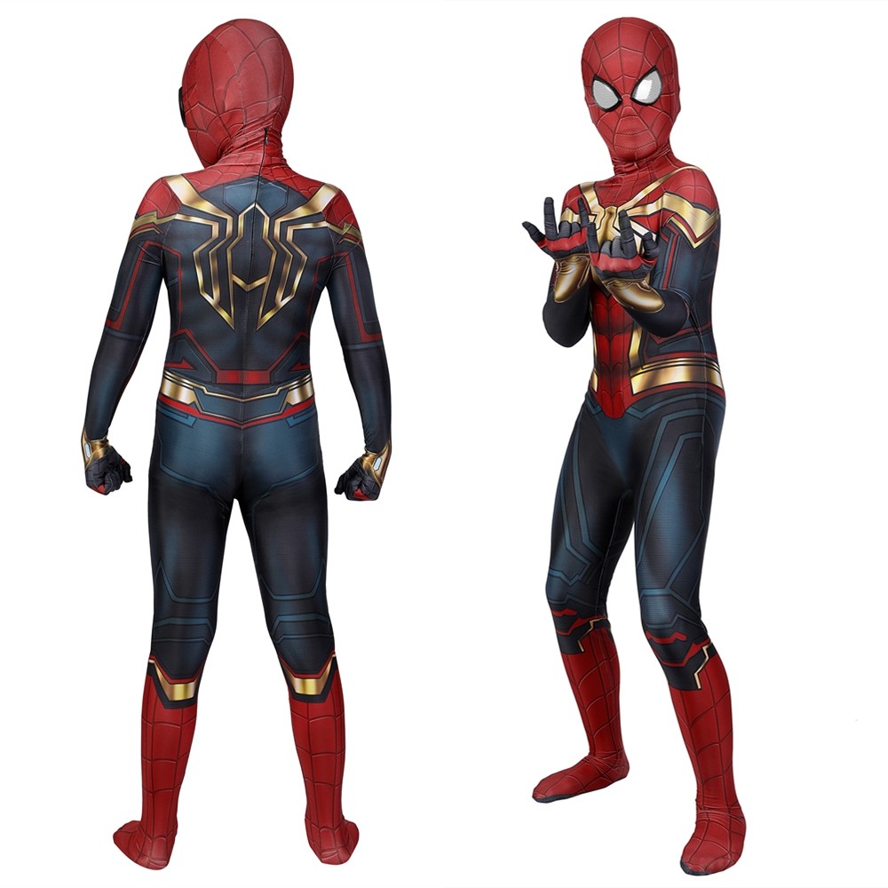 Spider-Man 3 No Way Home Peter Parker Integrated Suit Kids Jumpsuit