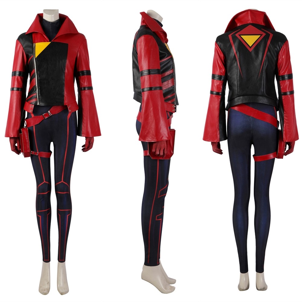 Spider-Man Across The Spider-Verse Spider-Woman Jessica Drew Cosplay Costume