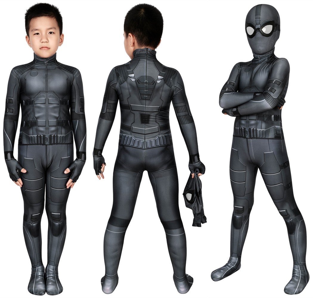 Spider-Man Far From Home Peter Parker Night Monkey 3D Kids Jumpsuit