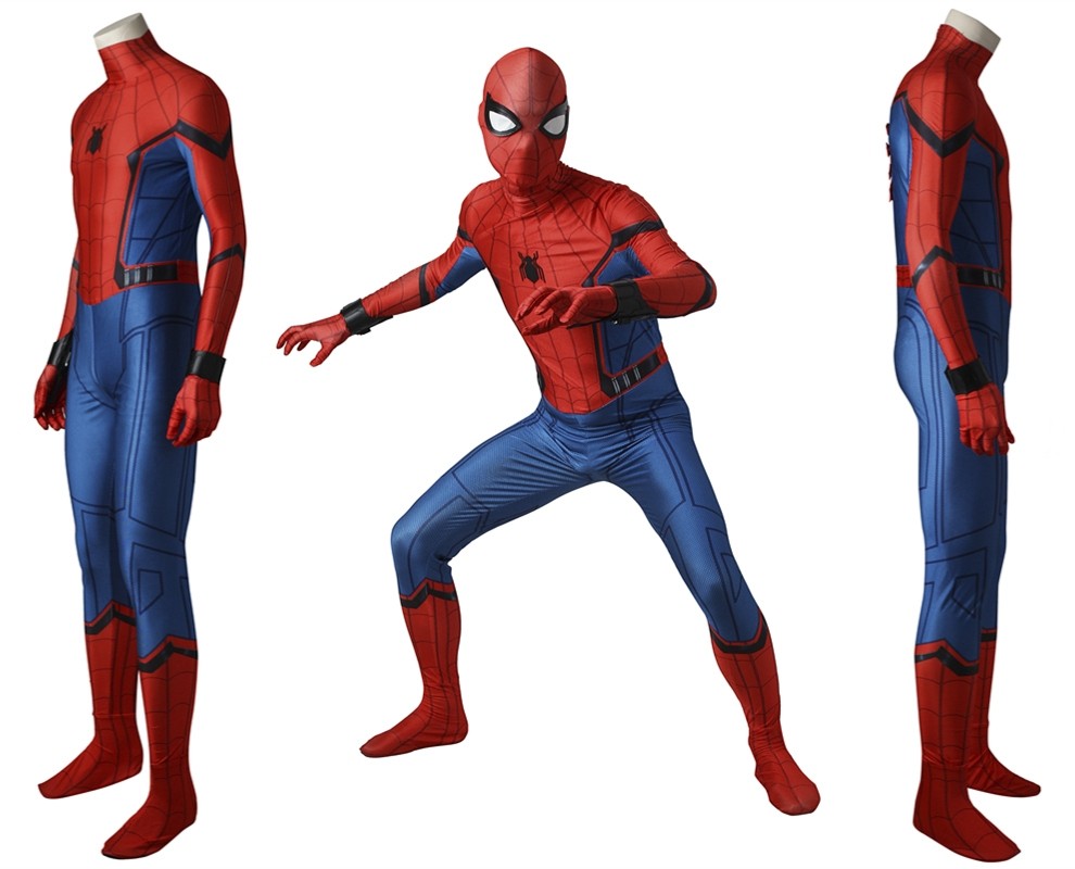 Spider Man Homecoming Peter Benjamin Parker Spiderman Cosplay Jumpsuit