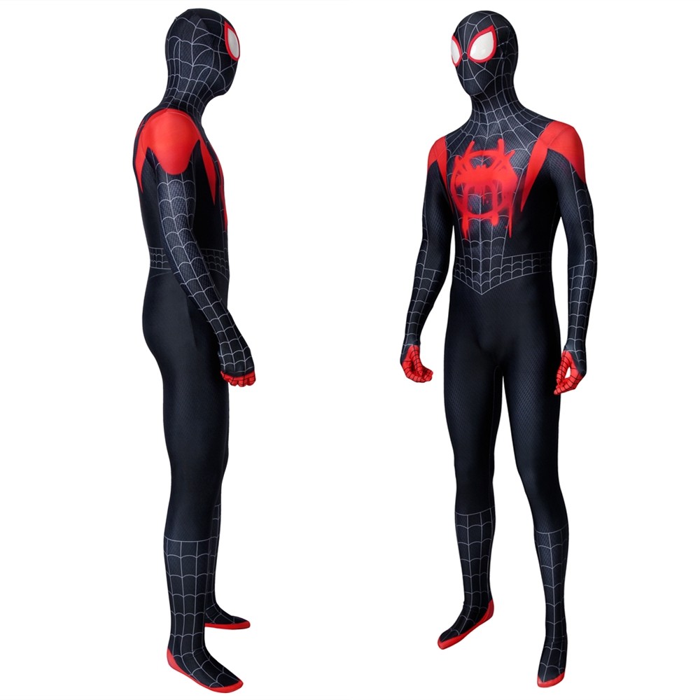 Spider-Man Into the Spider-Verse Miles Morales 3D Jumpsuit Zentai