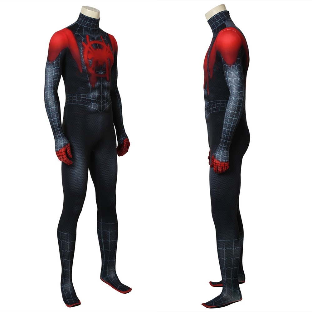 Spider-Man Into the Spider-Verse Miles Morales 3D Zentai Jumpsuit