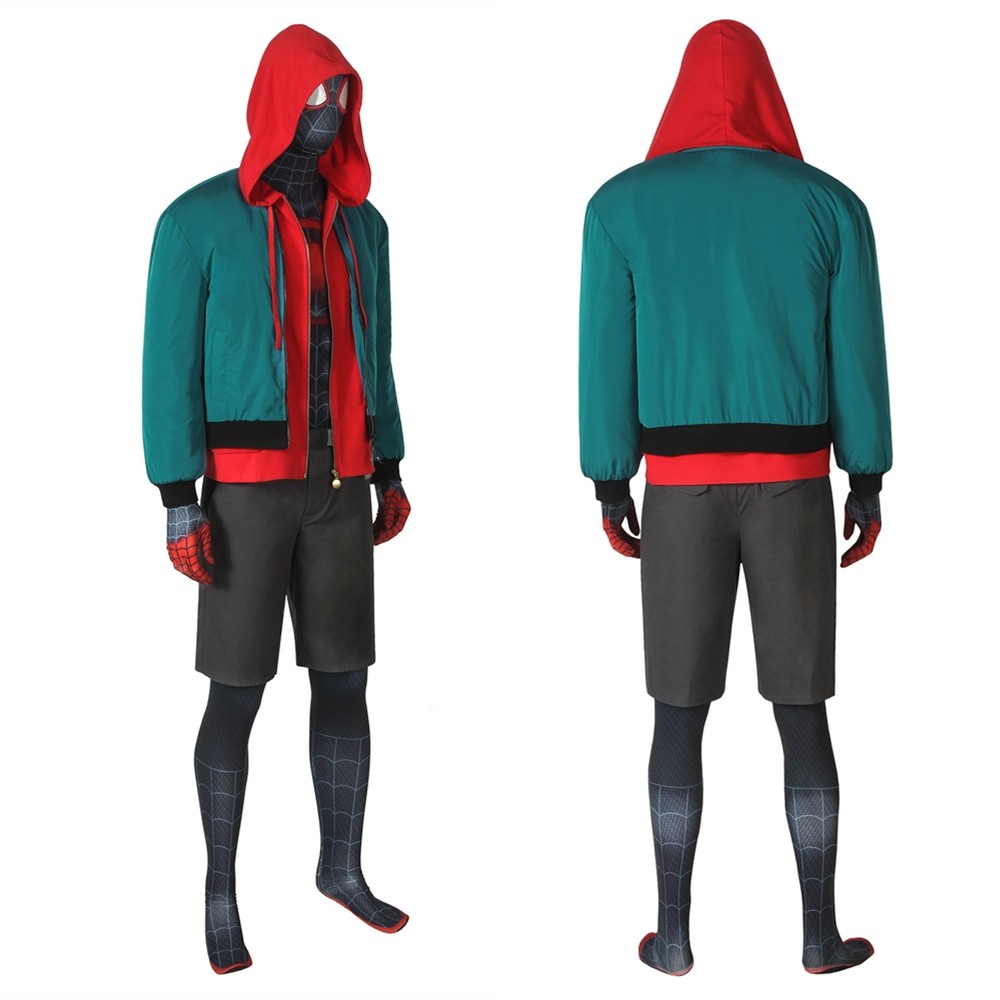 Spider-Man Into the Spider-Verse Miles Morales Cosplay Costume