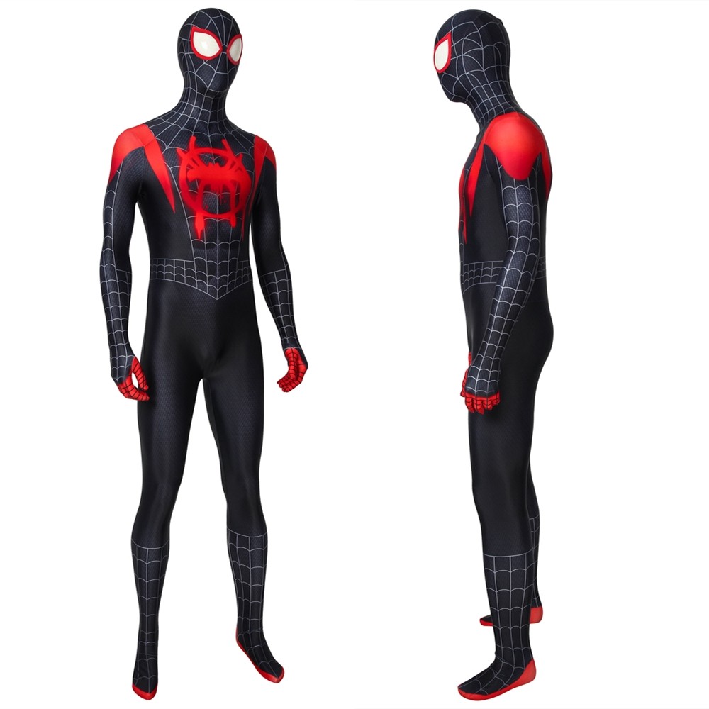 Spider-Man Into the Spider-Verse Miles Morales Zentai 3D Jumpsuit