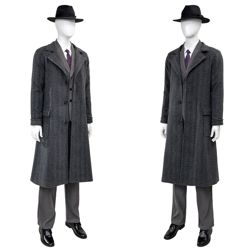 Spider-Man Noir Peter Parker Suit Cosplay Costume