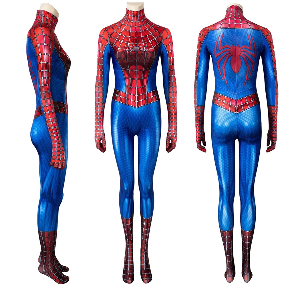 Spider-Man Peter Parker Tobey Maguire 3D Female Jumpsuit