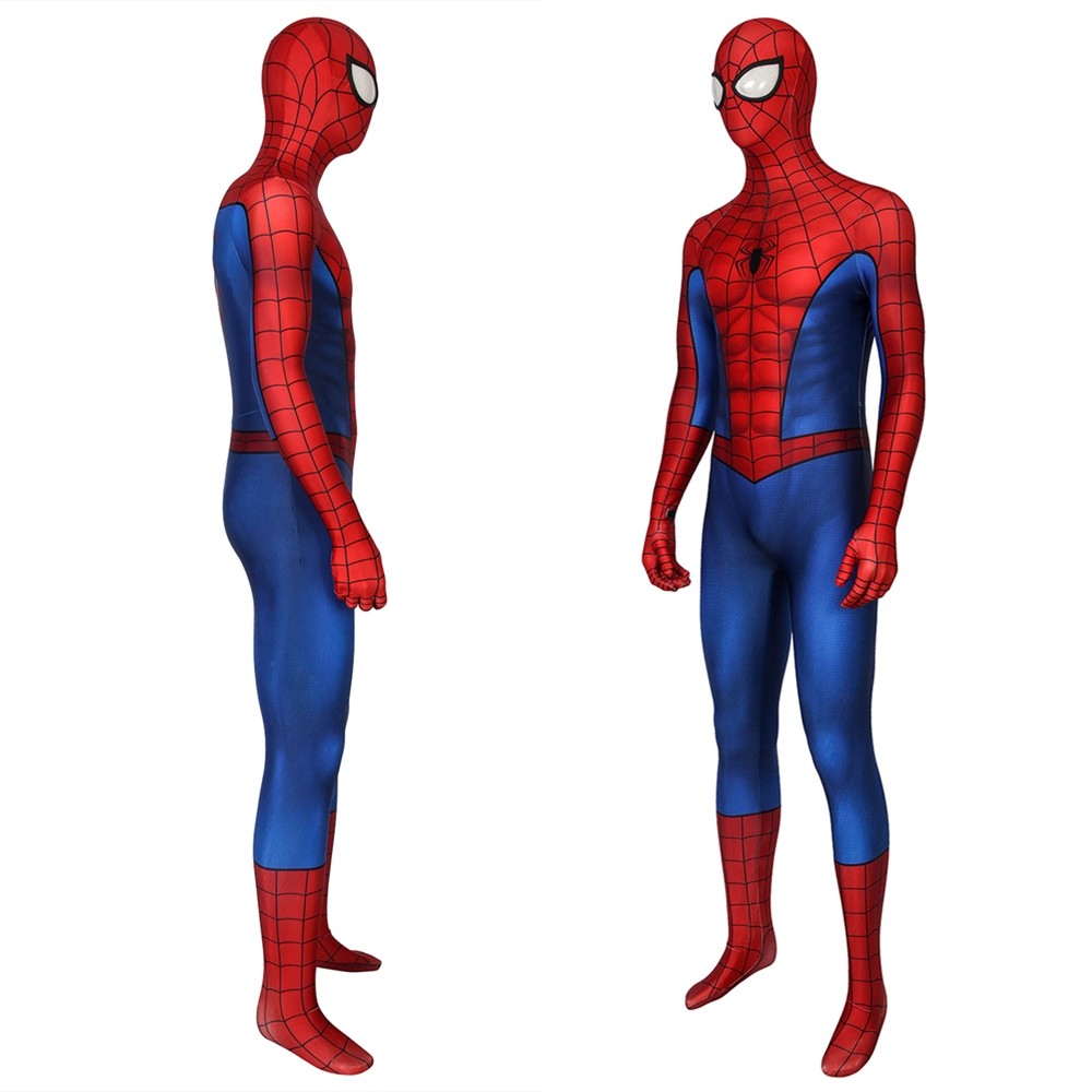 Spider-Man PS4 Classic 3D Jumpsuit Zentai Repaired Version