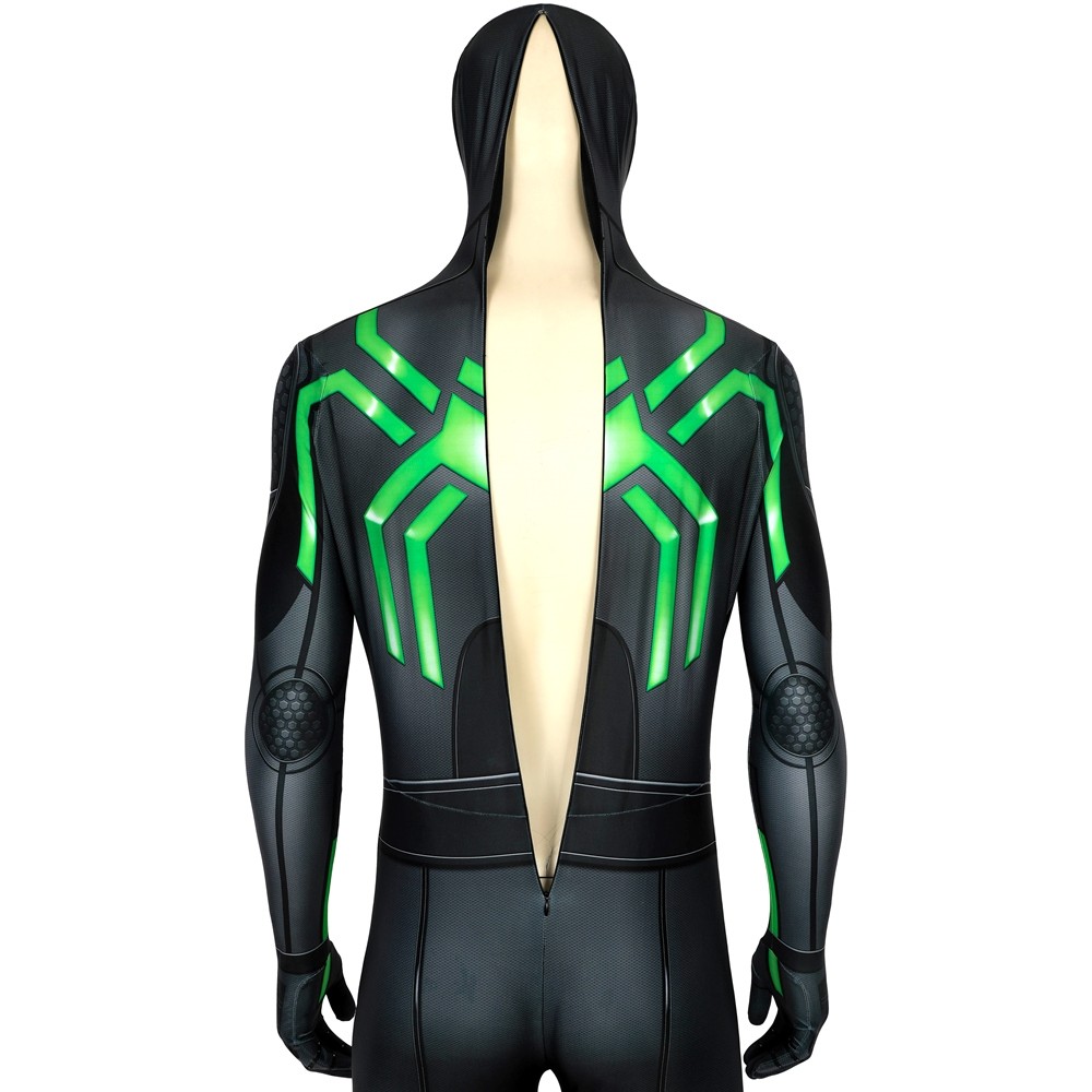 Spider Man PS4 Stealth Big Time Suit Cosplay Jumpsuit