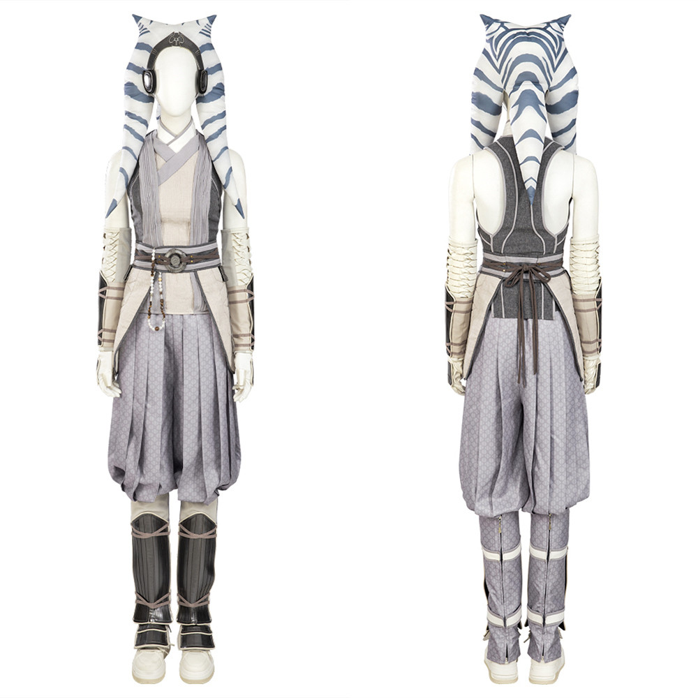 Star Wars Ahsoka White Suit Cosplay Costume