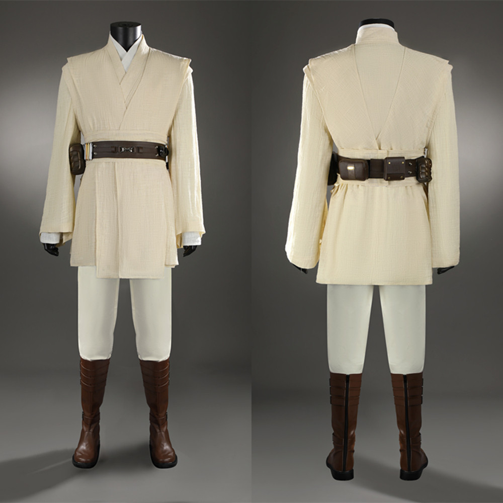 Star Wars Attack of the Clones Obi-Wan Kenobi Cosplay Costume