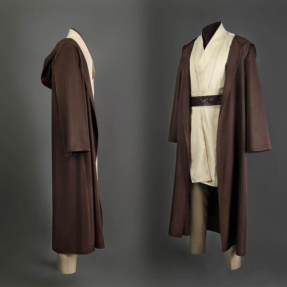 Star Wars Revenge of The Sith Obi-Wan Kenobi Cosplay Costume Economical Version