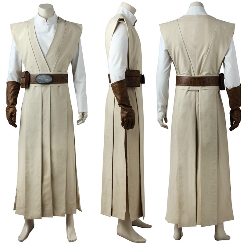 Star Wars The Last Jedi Luke Skywalker Cosplay Costume