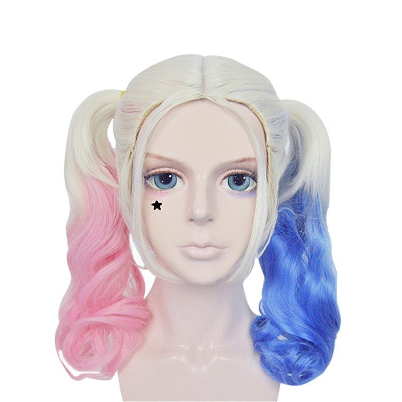 Suicide Squad Harley Quinn Wigs Cosplay