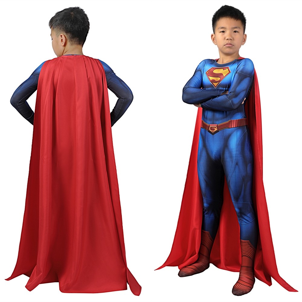 Superman and Lois Superman Kids Jumpsuit with Cloak
