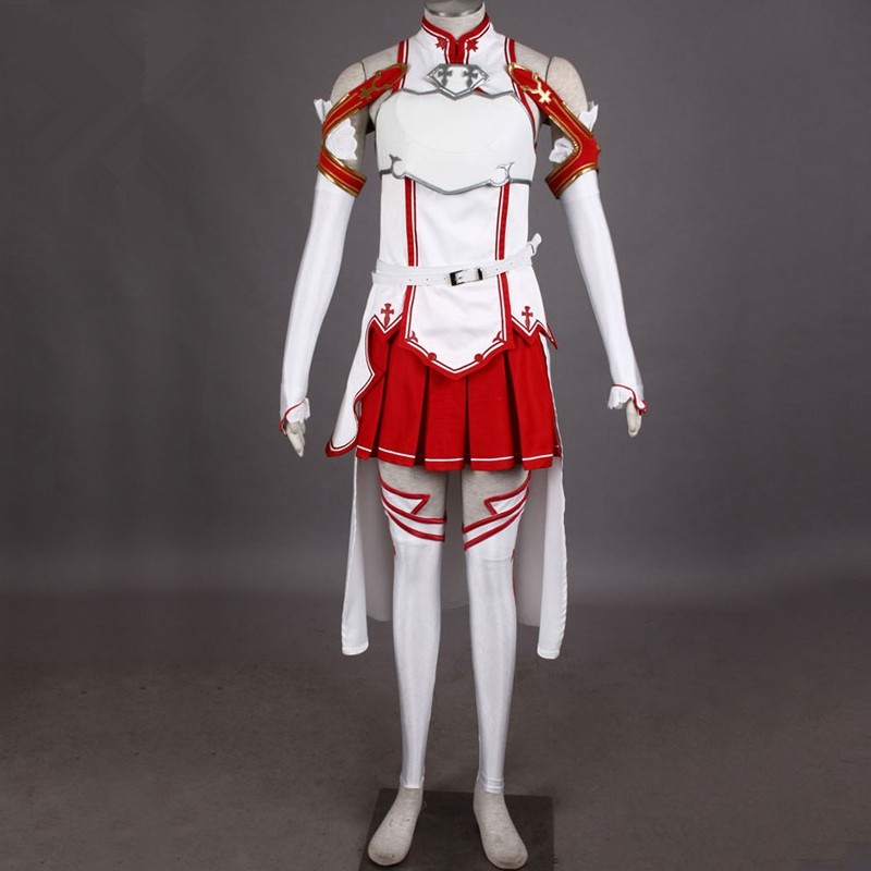 Sword Art Online Asuna Yuuki Cosplay Costume Deluxe