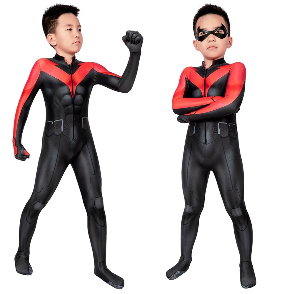 Teen Titans: The Judas Contract Nightwing Kids 3D Jumpsuit