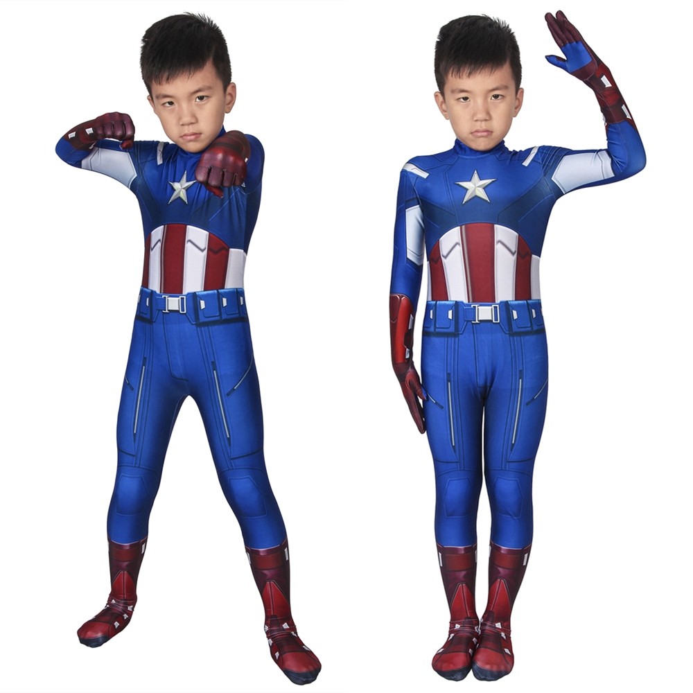The Avengers Captain America Kids 3D Jumpsuit