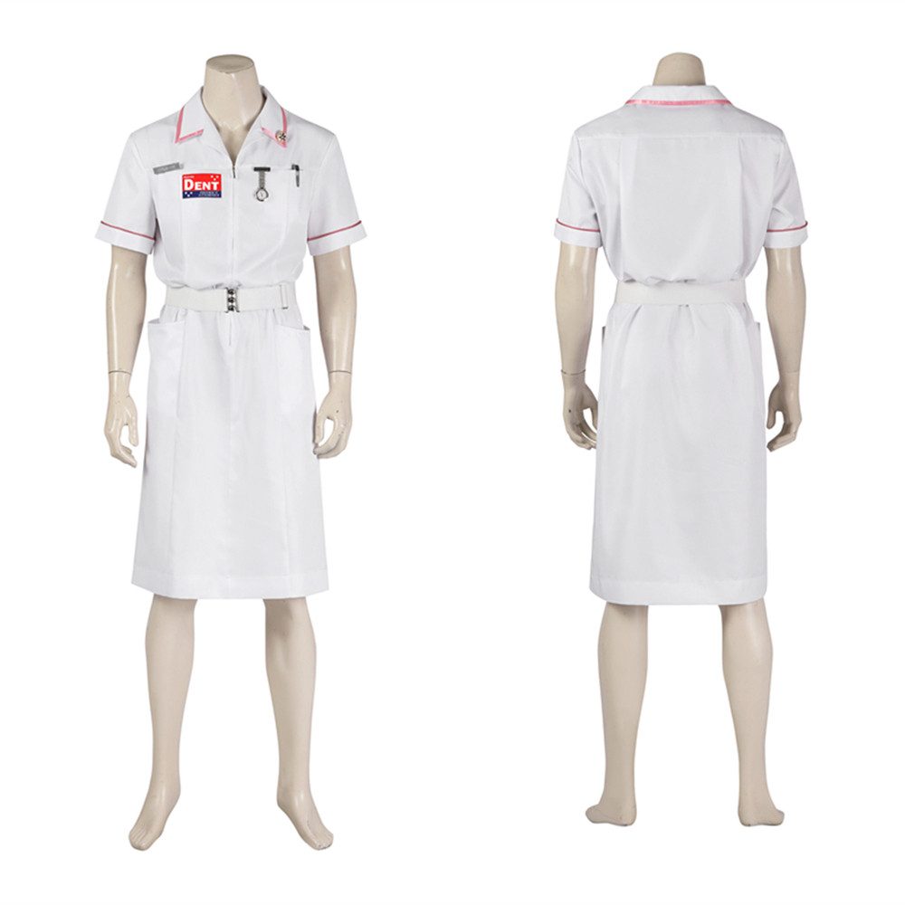 The Dark Knight Joker Nurse Suit Cosplay Costume