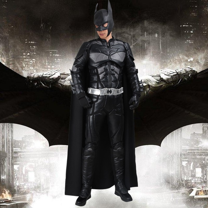 The Dark Knight Rises Batman Bruce Wayne Cosplay Costume