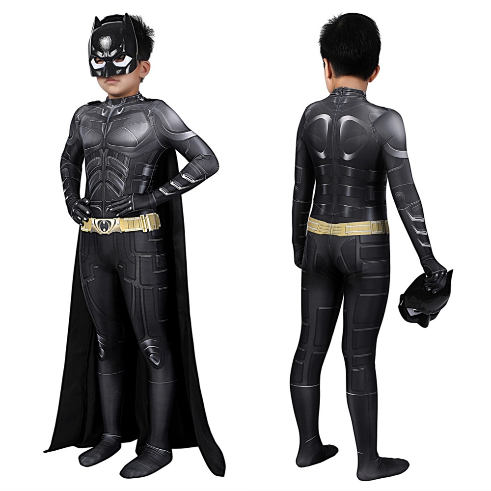 The Dark Knight Rises Bruce Wayne Batman Kids 3D Jumpsuit