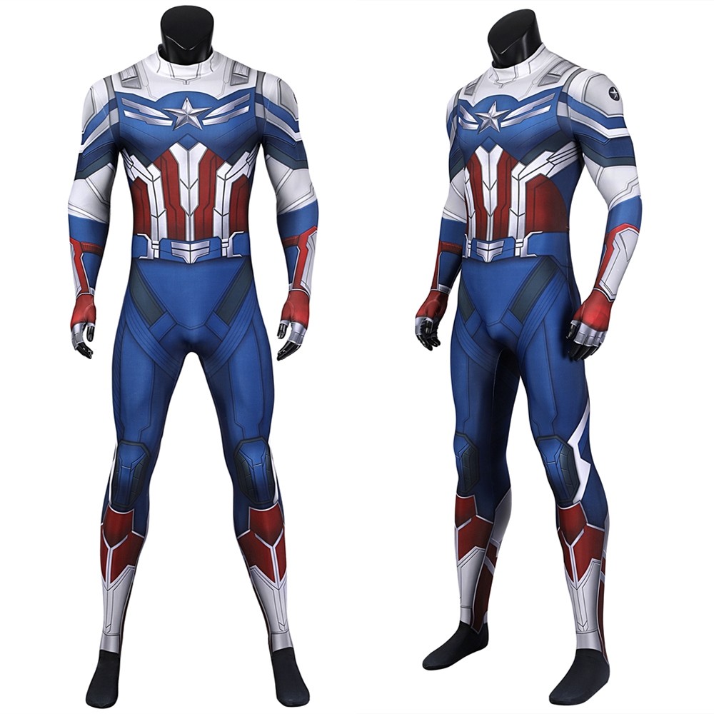 The Falcon and the Winter Soldier New Captain America Sam Wilson Jumpsuit