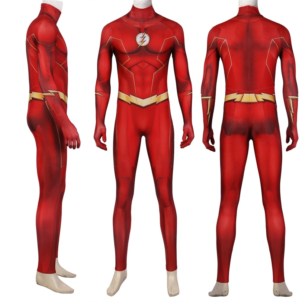 The Flash 8 Barry Allen Flash Cosplay Suits