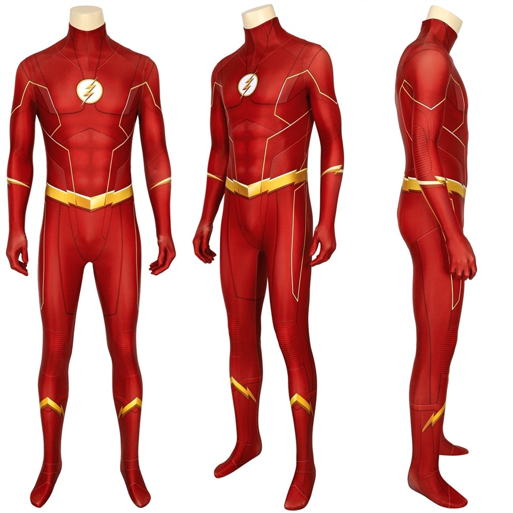 The Flash Season 6 Barry Allen 3D Cosplay Jumpsuit