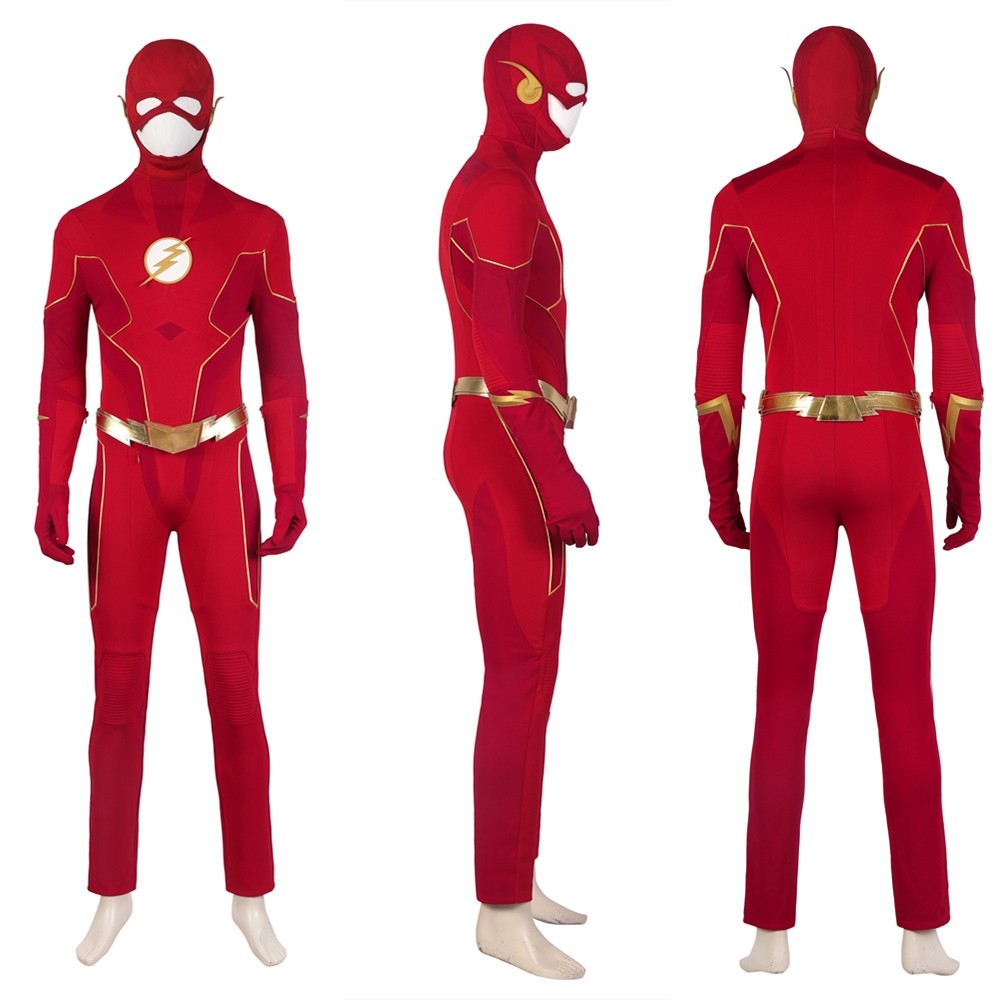 The Flash Season 8 Barry Allen Flash Cosplay Costume