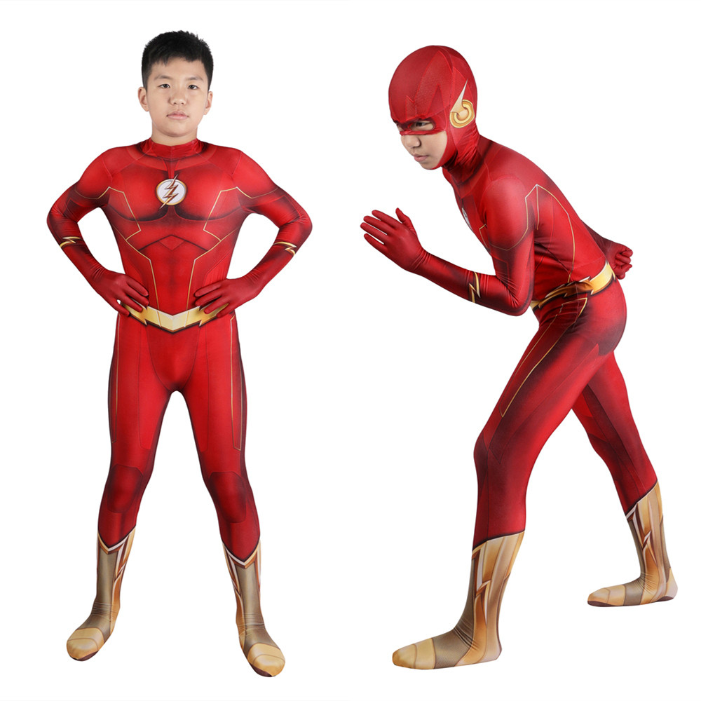 The Flash Season 8 Barry Allen Flash Kids Jumpsuit