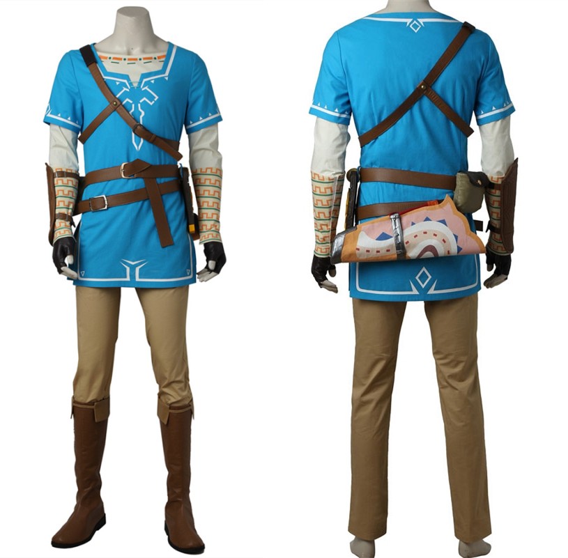 The Legend of Zelda Breath of the Wild Link Cosplay Costume Deluxe