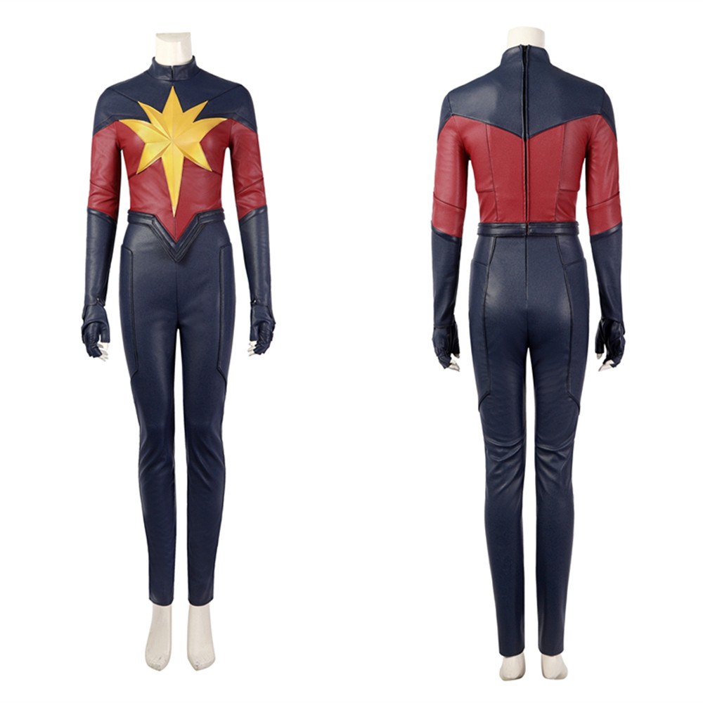 The Marvels Captain Marvel Carol Danvers Cosplay Costume