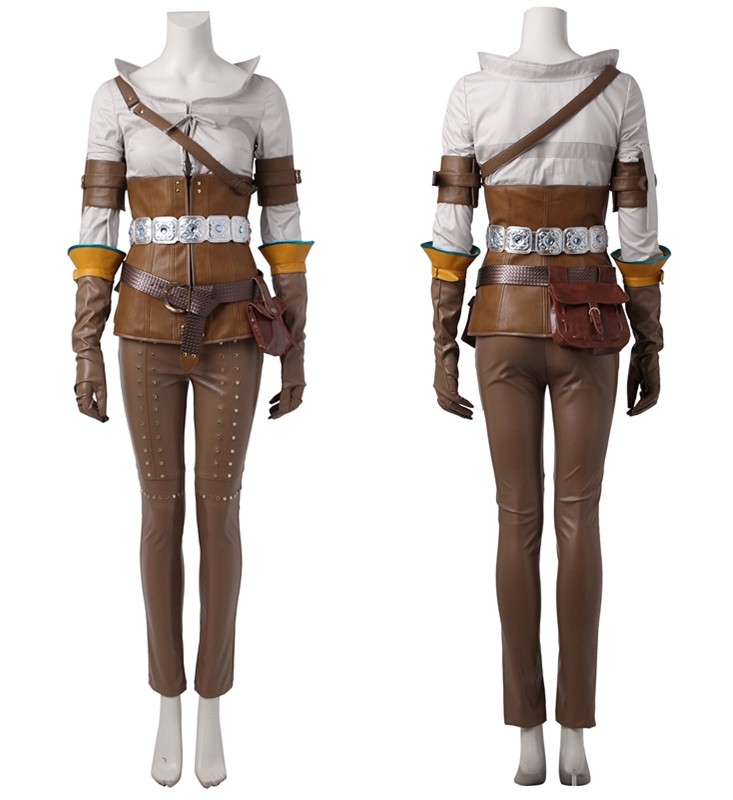 The Witcher 3 Wild Hunt Cirilla Cosplay Costume Deluxe