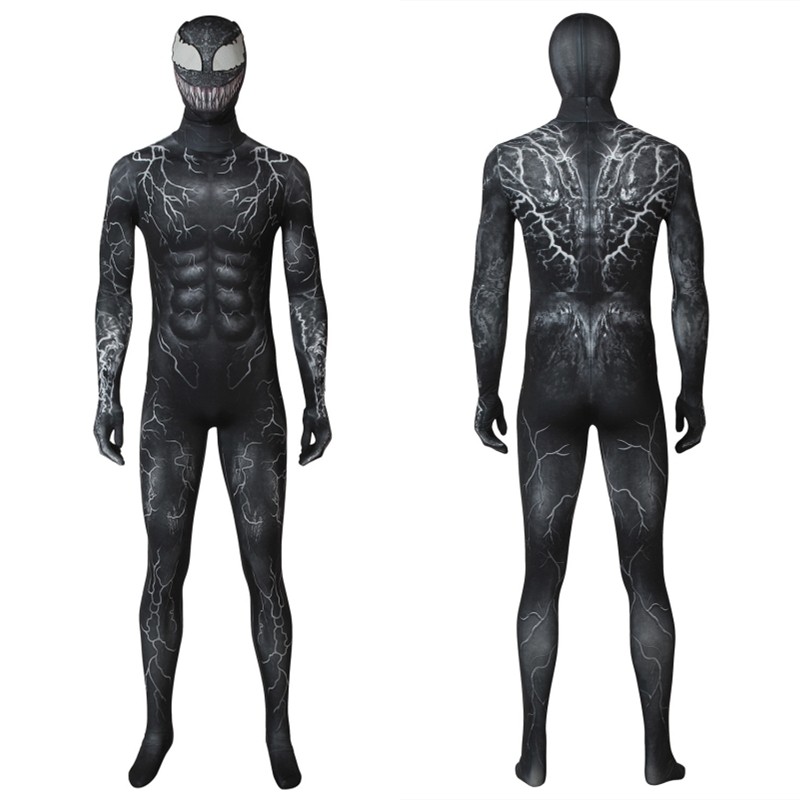Venom Costume Eddie Brock Cosplay 3D Jumpsuit