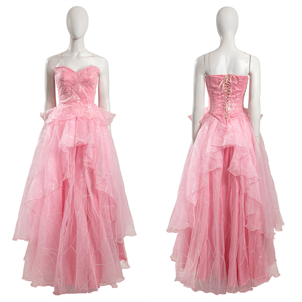 Wicked Glinda Wedding Dress Cosplay Costume