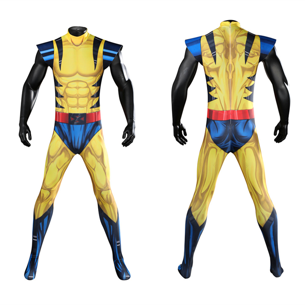 X-Men '97 James Howlett Wolverine Cosplay Jumpsuit