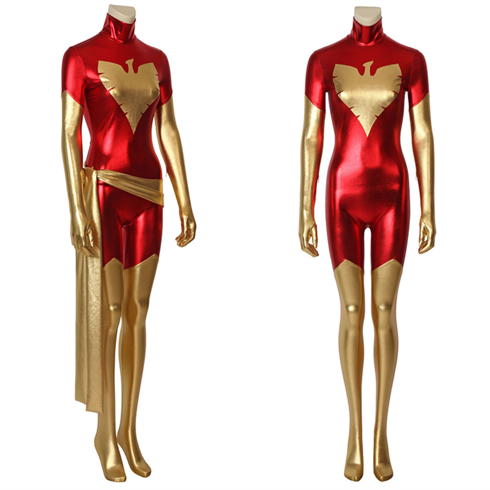 X-Men Dark Phoenix Jean Grey-Summers Cosplay Jumpsuit