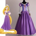 Disney Tangled Princess Rapunzel Adult Cosplay Costume Deluxe Dress