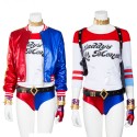 Suicide Squad Harley Quinn Costume Cosplay Full Set - Deluxe Version