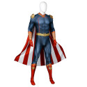 The Boys Homelander Cosplay Jumpsuit with Cloak