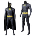 The Flash Bruce Wayne Michael Keaton Batman Jumpsuit with Cloak