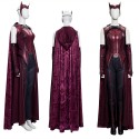 WandaVision Scarlet Witch Wanda Cosplay Costume Deluxe Version