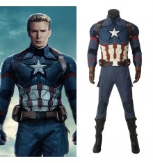 Avengers Endgame Captain America Cosplay Costume