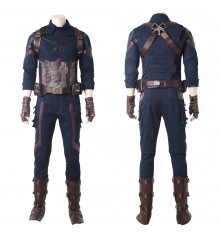 Avengers Infinity War Captain America Cosplay Costume Deluxe