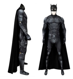 2022 Movie The Batman Bruce Wayne Robert Pattinson 3D Jumpsuit