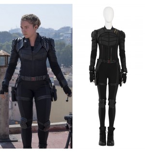 Black Widow Yelena Belova Cosplay Costume Black Suit