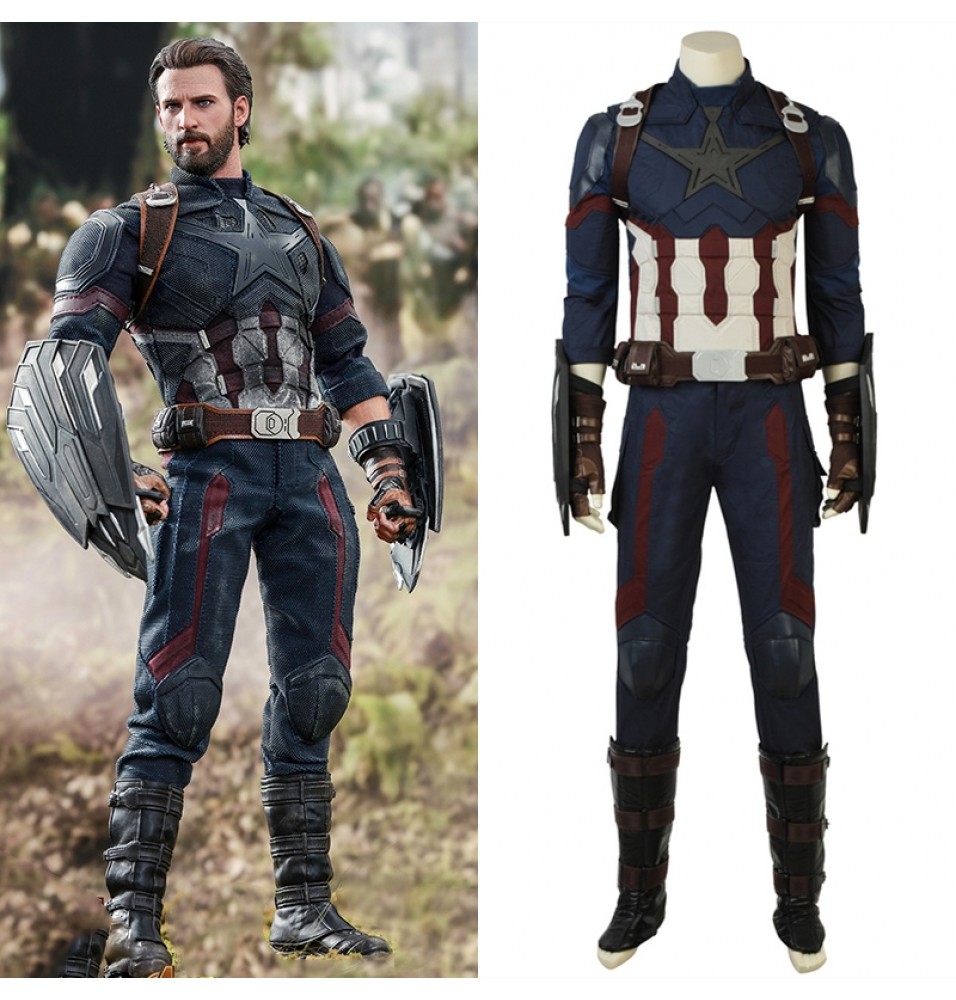 2018 Avengers Infinity War Captain America Cosplay Costumes